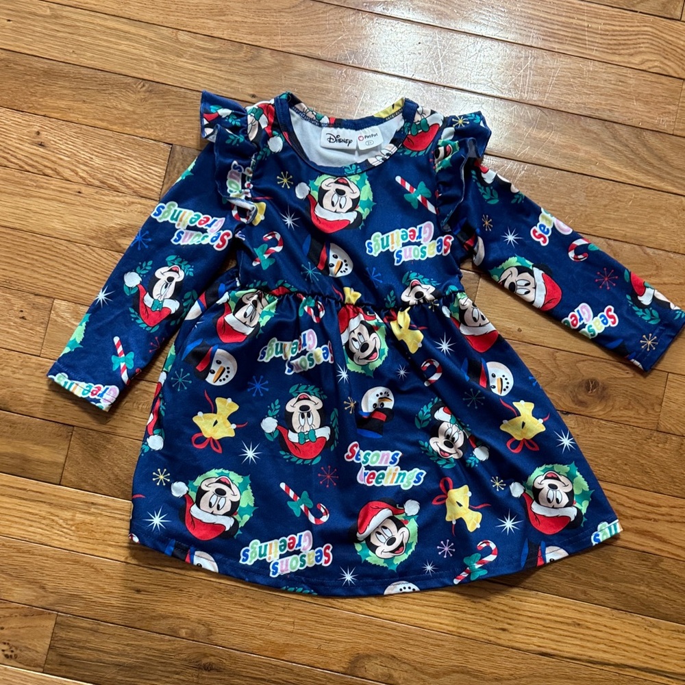 PatPat Blue Festive Kids Dress